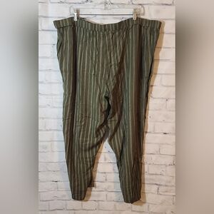 Serengeti Rayon Pull On Pants Plus Size 3X